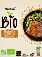 Galettes boulgour legumes