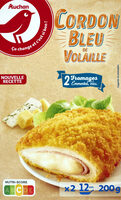 CORDON BLEU VOLAILLE aux 2 fromages emmental, bleu
