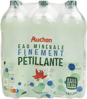 Eau minérale finement pétillante