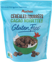 Céréales fourrées cacao noisette