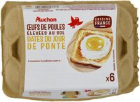 Œufs de poule élevées au sol