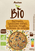 Sarrasin lentilles corail