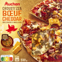 CROUST'IZZA BOEUF CHEDDARPâte épaisse et moelleuse
