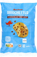 Briochettes aux pépites de chocolat au lait