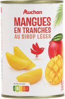 Mangues en tranches au sirop léger