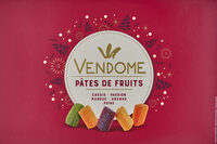 Pâtes de fruits CASSIS - PASSION - MANGUE - ANANAS - POIRE