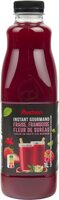 Instant Gourmand Fraise Framboise Fleur de sureau. Teneur en fruits : 37% minimum.