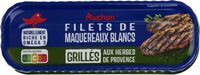Filets de maquereaux blancs grillés aux herbes de Provence