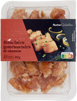 Bouchées gourmandes de saumon 80g AUCHAN