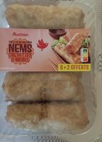 RECETTE D'ASIEnems crevettes, merlu, sauce nuoc mamPICTO : 8 nems + 3 sachets de sauce