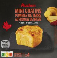 Mini gratins pommes de terre au fromage de brebis