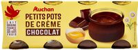 Petits pots de crème chocolat
