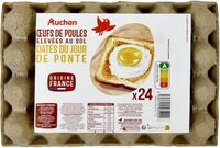 Oeufs de poules elevees au soldates du jour de ponte x24