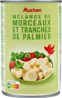 Mélange de morceaux de palmier