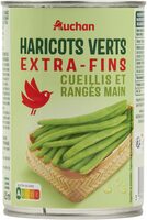 Haricots verts extra-fins cueillis et rangés main