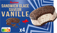 Sandwich glacé vanille