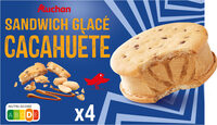 Sandwich glacé cacahuète