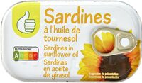 Sardines à l'huile de tournesol