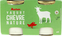 Yaourt au lait de chèvre nature 4x120g