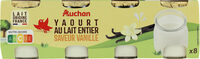 Yaourt au lait entierSaveur Vanille