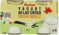 Yaourt au lait entierSaveur Vanille