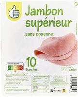 Jambon supérieur sans couenne