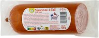 Saucisse à l'ail goût fumé