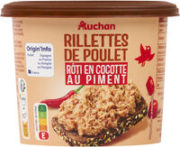 Rillettes de poulet rôti en cocotte au piment