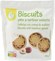 Biscuits Pâte à tartiner noisette