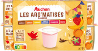 KIDS YAOURT AROMATISES6 saveurs : abricot, banane, fraise, framboise, fruits des bois, vanille