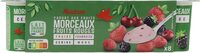 Yaourt aux fruits morceaux fruit rouge