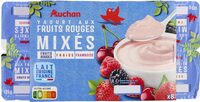 YAOURT AUX FRUITS MIXES FRUITS ROUGES Fraise, framboise, fruits rouges