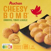 Cheesy Bomb* Emmental, tomate et basilic*Boule fromagère