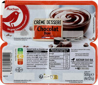 Crème dessert chocolat noir