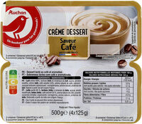 Crème dessert saveur café