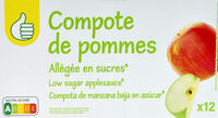 Compote de pomme allégée en sucres**30% de sucres en moins qu'une compote classique