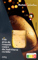 Foie gras de canard entier du Sud-Ouest en lobe