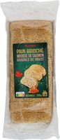 Pain brioché mousse saumon graines de pavot