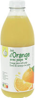 100 % Pur jus Pressé - orange - avec pulpe