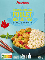 Poulet basilic thaï et riz basmati