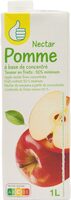 NectarPomme - à base de concentré - Teneur en fruits : 50% minimum