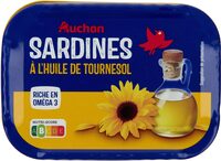 Sardines à l'huile de tournesol