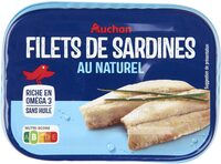 Filets de sardines au naturel