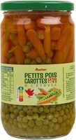 Petits pois à l'étuvée extra fins et carottes