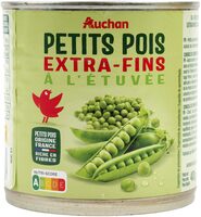 Petits pois extra fins à l'étuvée