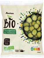 Courgettes biologiques en rondelles