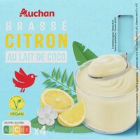Brassé citron au lait de coco