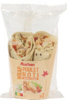 Wrap poulet rôti sauce cesar