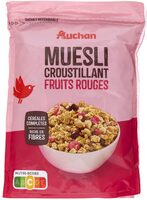 Müesli croustillant fruits rouges