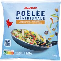 Poêlée méridionaleHaricots verts, aubergines préfrites, salsifis et poivrons